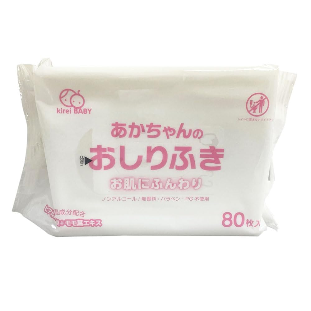 【K*】ベビーおしりふき160個　(1袋80枚入り×160個) Amazon.co.jp: 大一紙工 赤ちゃんのおしりふき 80枚×12パック(960枚