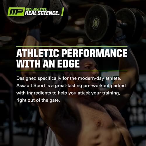 Musclepharm Assault Sport, Watermelon - 30 Servings - Pre-Workout With Caffeine, Acetyl-L-Carnitine, Taurine, L-Glycine, Creatine Monohydrate, Beta-Alanine & Betaine Anhydrous #TOP3