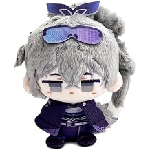 Anime Star Rail Jingliu Yanqing Caelus Silver Wolf Gepard Landau Keychain Decorative Pendants 4 Inch