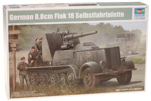 Artillerie Flak18 88mm camion Allemand 12t véhicule militaire modélisme