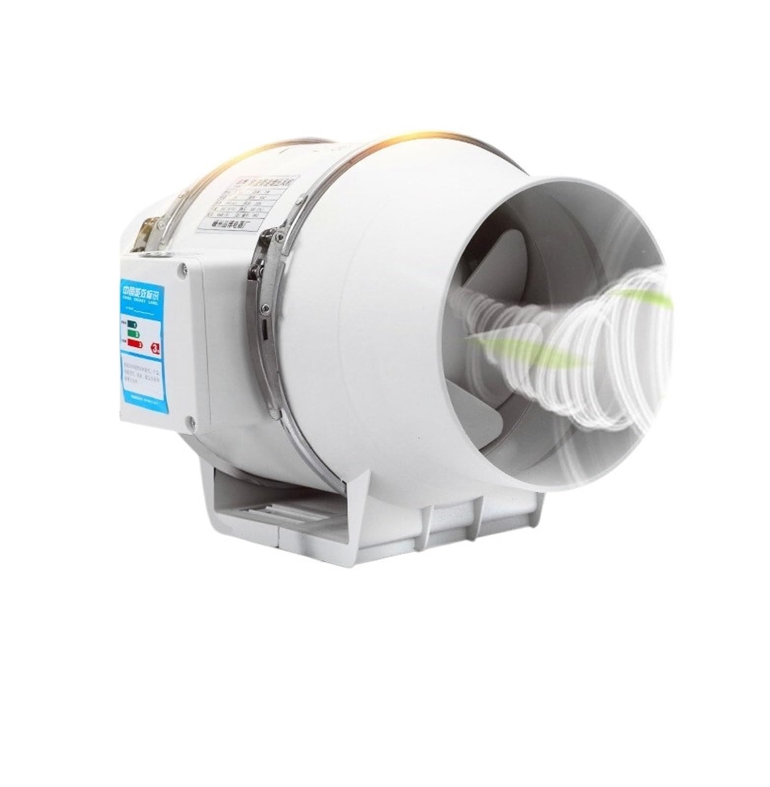 Wentylator liniowy 3 Cal 4 Cal Niski Poziom Hałasu Inline Kanałowy Hydroponiczny Dmuchawa Powietrza Wentylator Wyciągowy Do Domu Łazienka Wentylacja Vent I Grow Room(4inch)