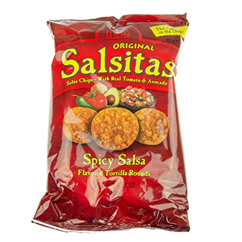 El Sabroso Original Salsitas, Spicy Salsa Tortilla Rounds, 1.5-Ounce Packages (Pack of 60) image 3