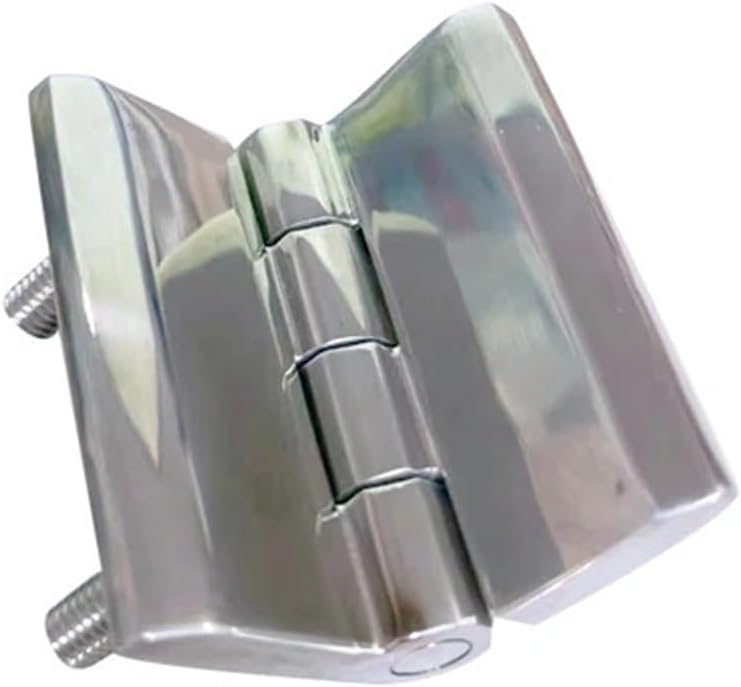 1Pcs Zinc Alloy Furniture Black Window Hinge Or Kitchen Distribution Box Electric Cabinet Door Hinges(Bright-Screw-Zinc A)