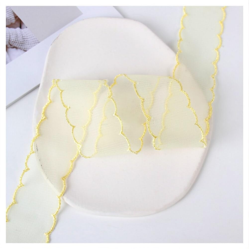 Ruban en organza en mousseline de soie, ruban cadeau