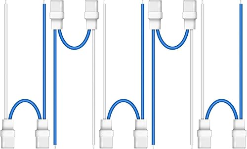 BETAFPV Cable de conectores dobles BT2.0 2S Whoop con conector banana de 0.039 pulgadas, 22 AWG, compatible con 2S FPV Whoop Drone como Cetus X 2S