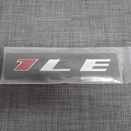 Image of 2Pcs New 1LE Emblem Badge Letter Rear Side 1LE Sticker Replacement for Camaro (Chrome), EI-SilveCutom#2