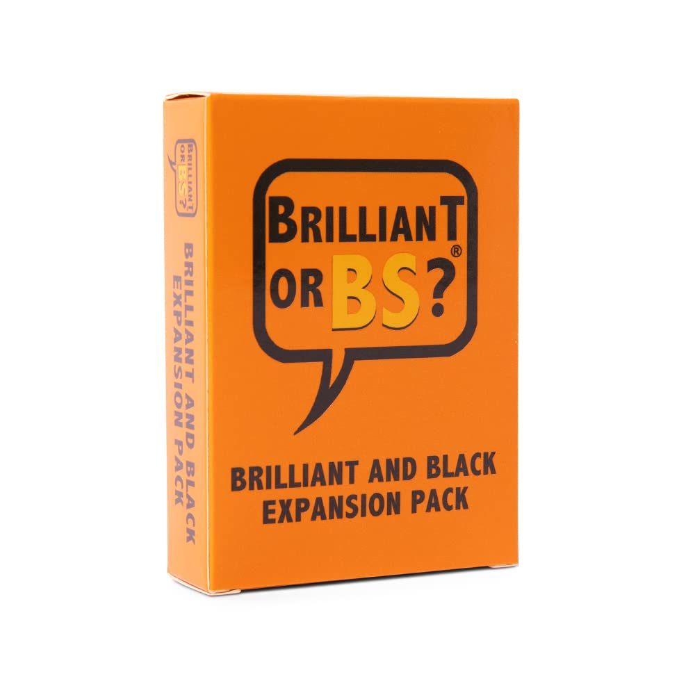 Brilliant or BS? Black Culture Expansion Pack - Hilarious Bluffing Trivia for 4-6 Players - Great for Adults or Family Game Night