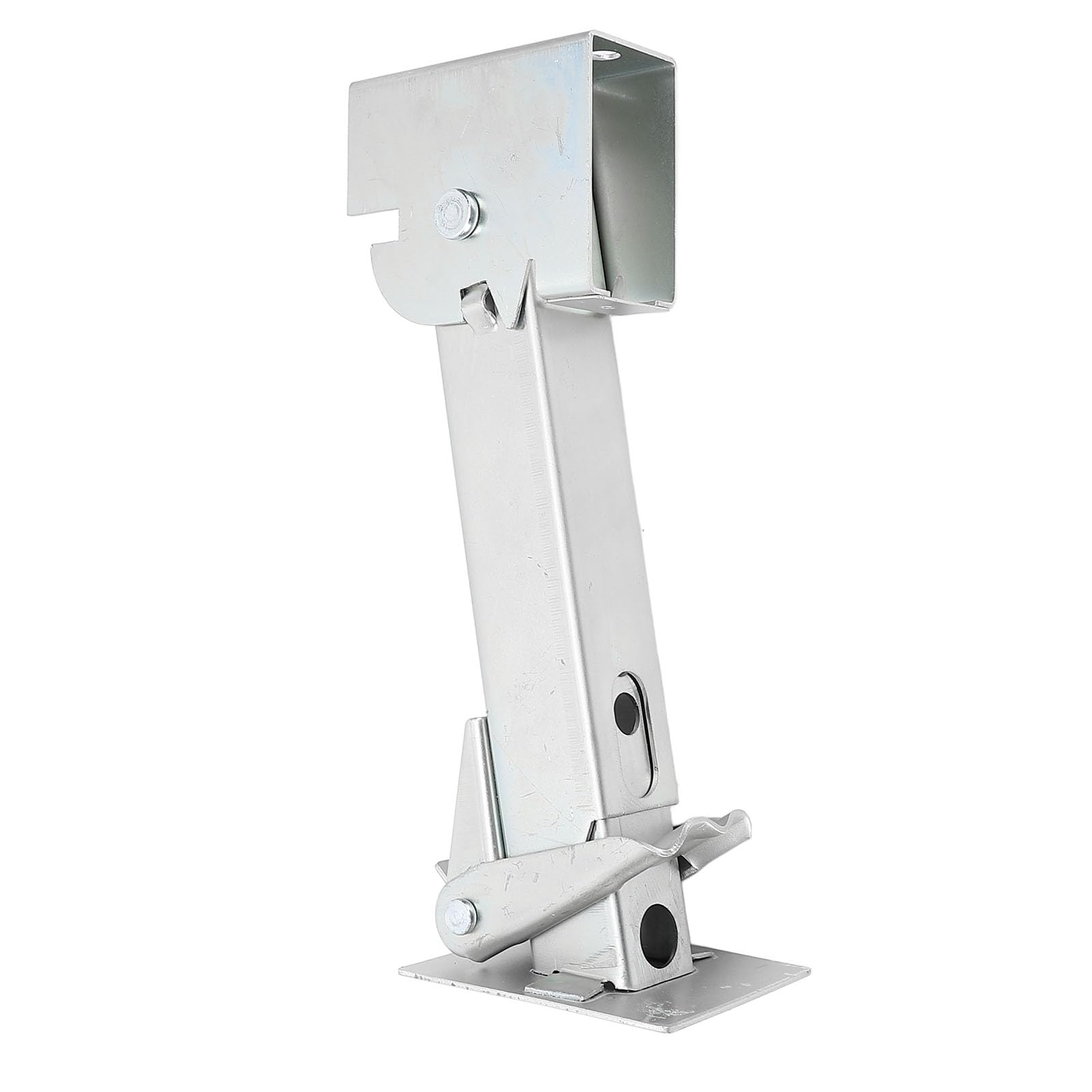2 szt. Stabilizator z podporą 650 Funtów, Udźwig 1000 Funtów, Ocynkowany Teleskopowy Stabilizator Odchylany w dół Stojak do Przyczepy RV
