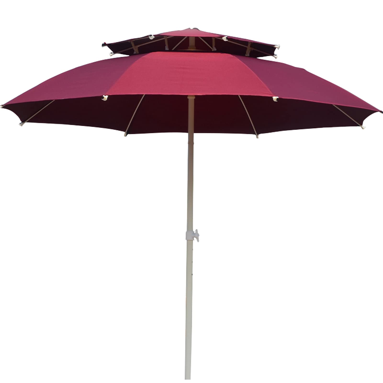 YFZN Φ2.5m/8.2ft Oversized Parasol, Patio Parasole, Outdoor Parasol, Sun Umbrella, Beach Parasol, Double Top Parasol, Garden Umbrella, Terrace Balconies For Commercial And Residential Use
