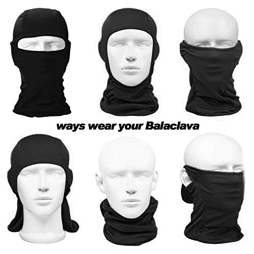 Image of WTACTFUL Summer Balaclava Face Mask Men, UPF50+ Breathable Sun Protection