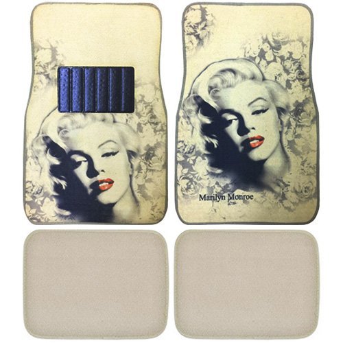 CarsCover Marilyn Monroe Print Carpet Floor Mats