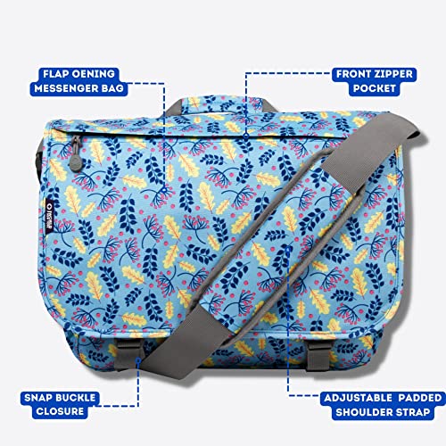 Image of J World New York Thomas Laptop Messenger Bag for Women & Men. Kids Computer Bookbag