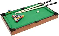 Mesa De Bilhar Mini Sinuca Pequena Infantil de Madeira 70cm