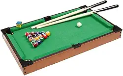 Mesa De Bilhar Mini Sinuca Pequena Infantil de Madeira 70cm