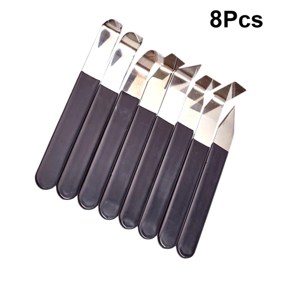 Didiseaon 8pezzi Attrezzi per Argilla in Acciaio Inossidabile Strumenti per Scultura Ceramica Compatti e Resistenti Accessori DIY per Modellazione Argilla e Modellabile
