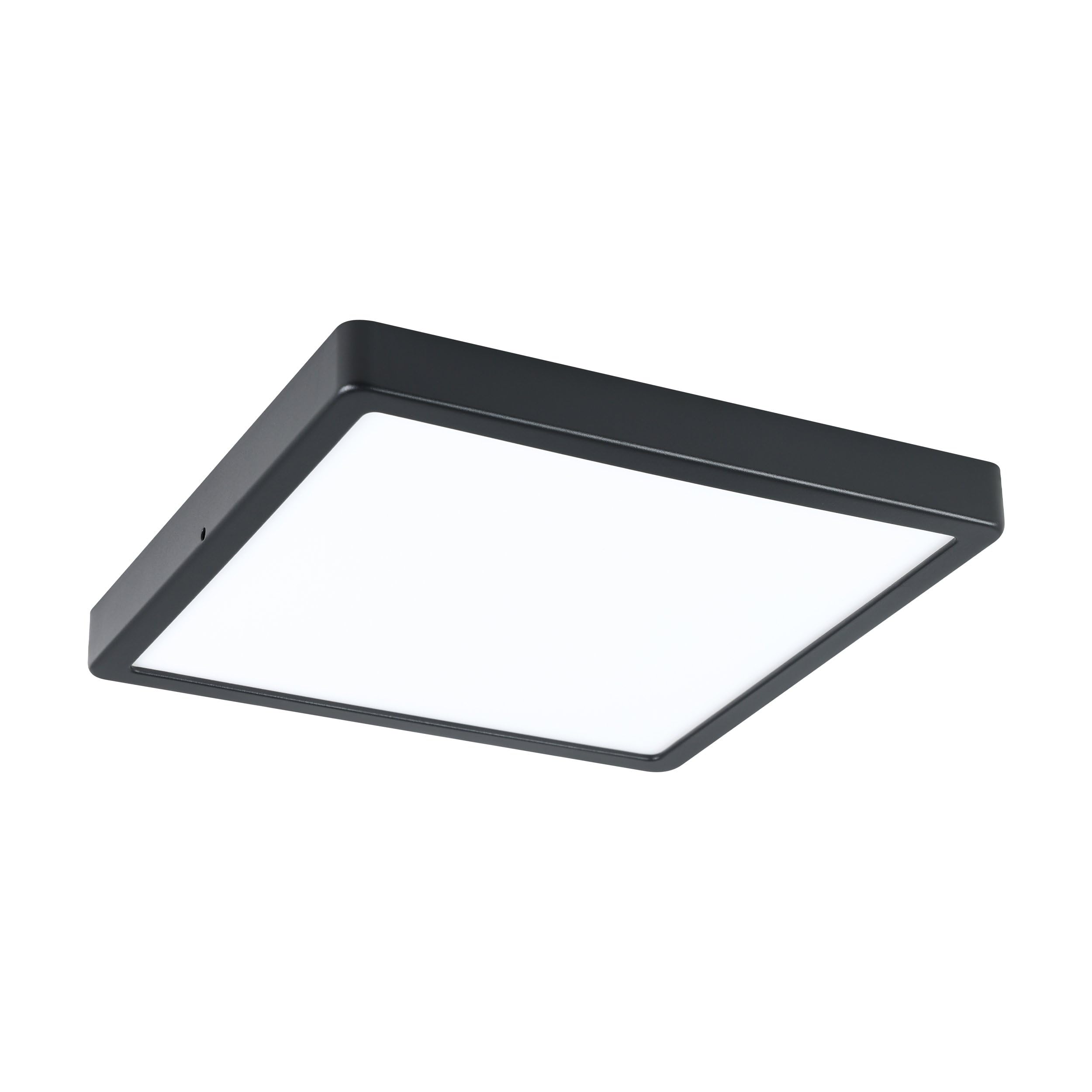 Eglo LED Plafonnier extérieur Argolis 2, IP44, 28,5 cm, métal noir, plastique blanc, blanc chaud
