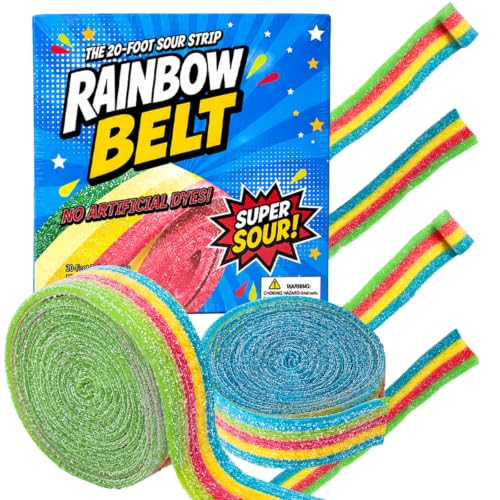 Sweet-Sour Licorice Gummy Candy, Soft Chewy 2 Rolls 7.05oz Each, Fat Free