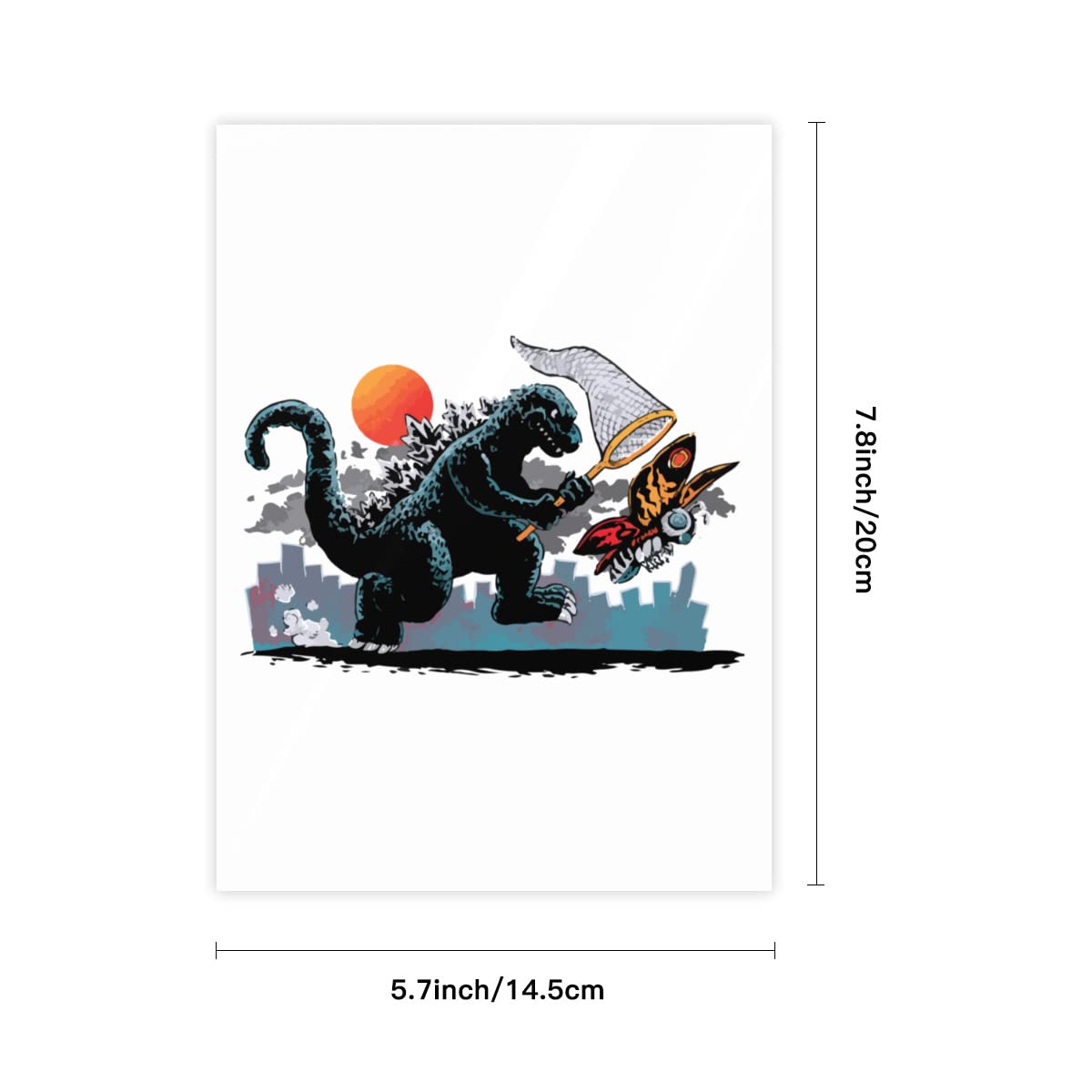 Amazon.co.jp: クリスタルステッカー ゴジラ 怪獣王 防水シール スーツ