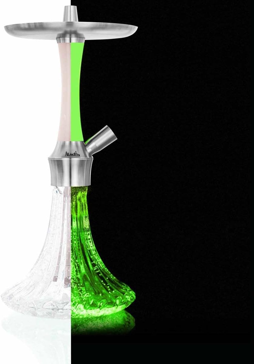 Aladin Epox 360 Green Glow - Cachimba (con 9 posibilidades de desconexión)