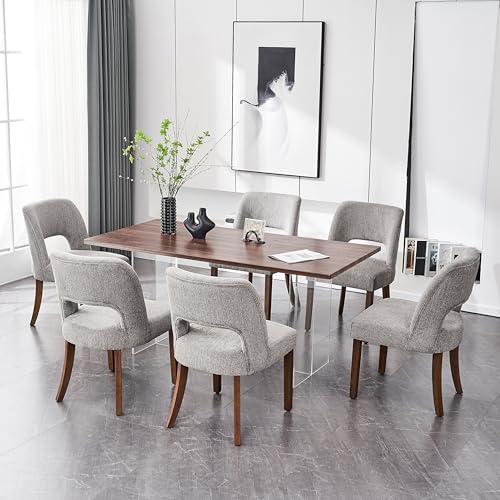 VKNOW Wooden Dining Chairs Set of 6