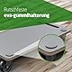 Amig – Transportroller – Rechteckiger Rollwagen – 4 rutschfeste Auflagen – 60 x 34 cm – Max. Tragkraft: 350 kg – 4 Rollen: 2 mit Bremse – MDF – FSC-Zertifiziert – Schwarz