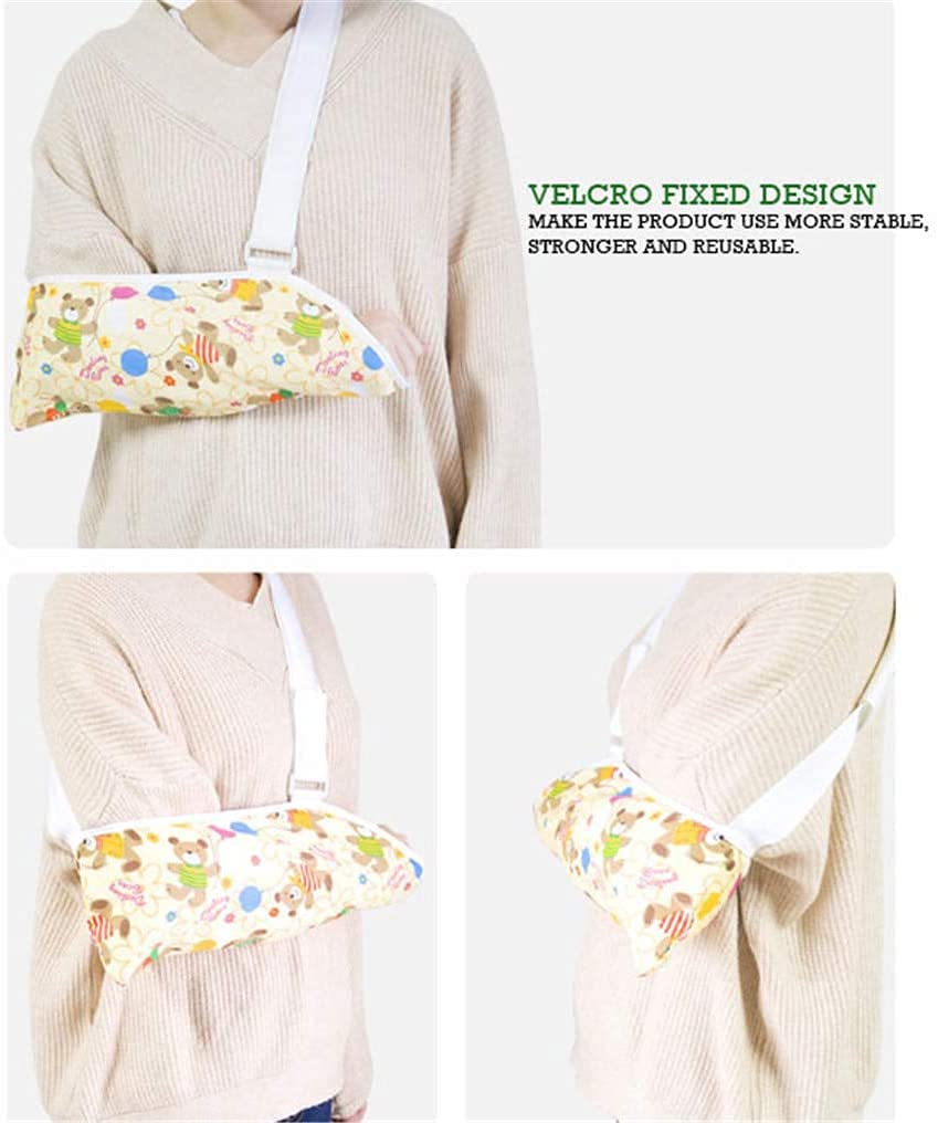 Cabestrillo de brazo para lesiones en el hombro Eslingas de brazo para soporte de brazo de muñeca rota Cabestrillo de brazo infantil de calidad de grado médico, inmovilizador de soporte de c