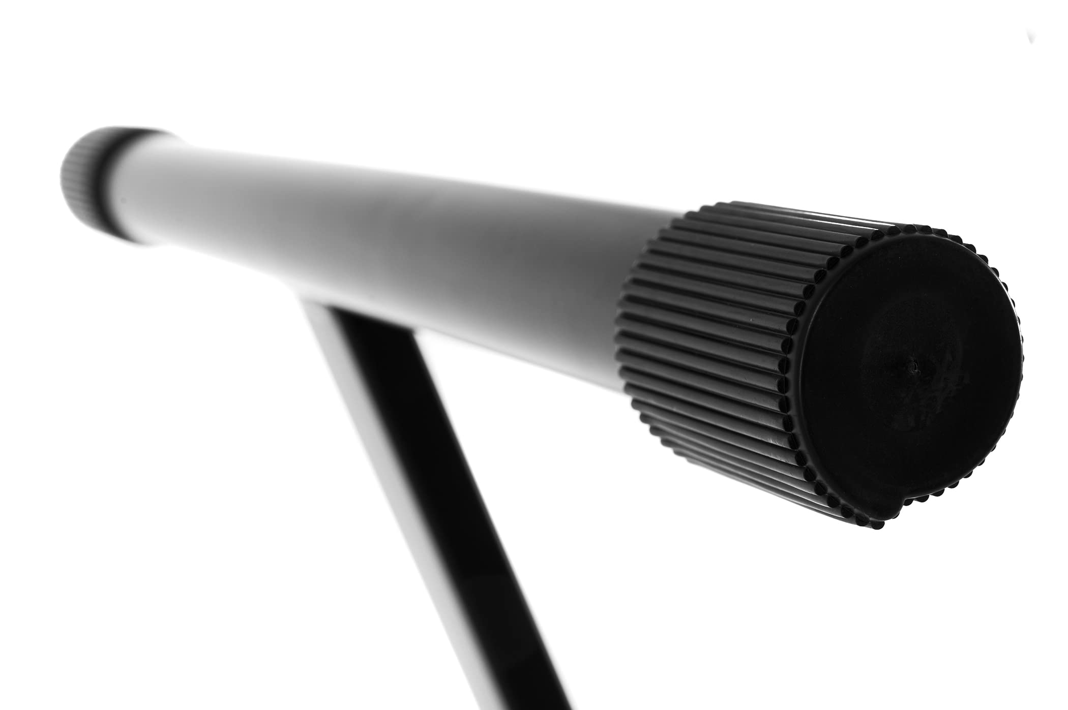 GEWA Supporto per Tastiera KS-40B - Easy Gear System - Singolo - Tubo d'acciaio - Pieghevole - Altezza 70-100 cm - Altezza e larghezza regolabili - Portata fino a 25 kg - Peso 3,2 kg - Nero