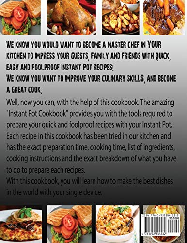 Instant Pot Cookbook: The Essential Electric Pressure Cooker Recipes Cookbook with Delicious & Healt