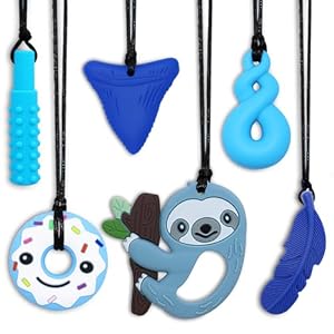 Chew Necklaces for Sensory Kids Boy...