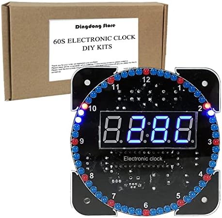 Dingdong Store DIY Electronic Clock Kit, Soldering Practice DIY Timer Kit Digital Clock