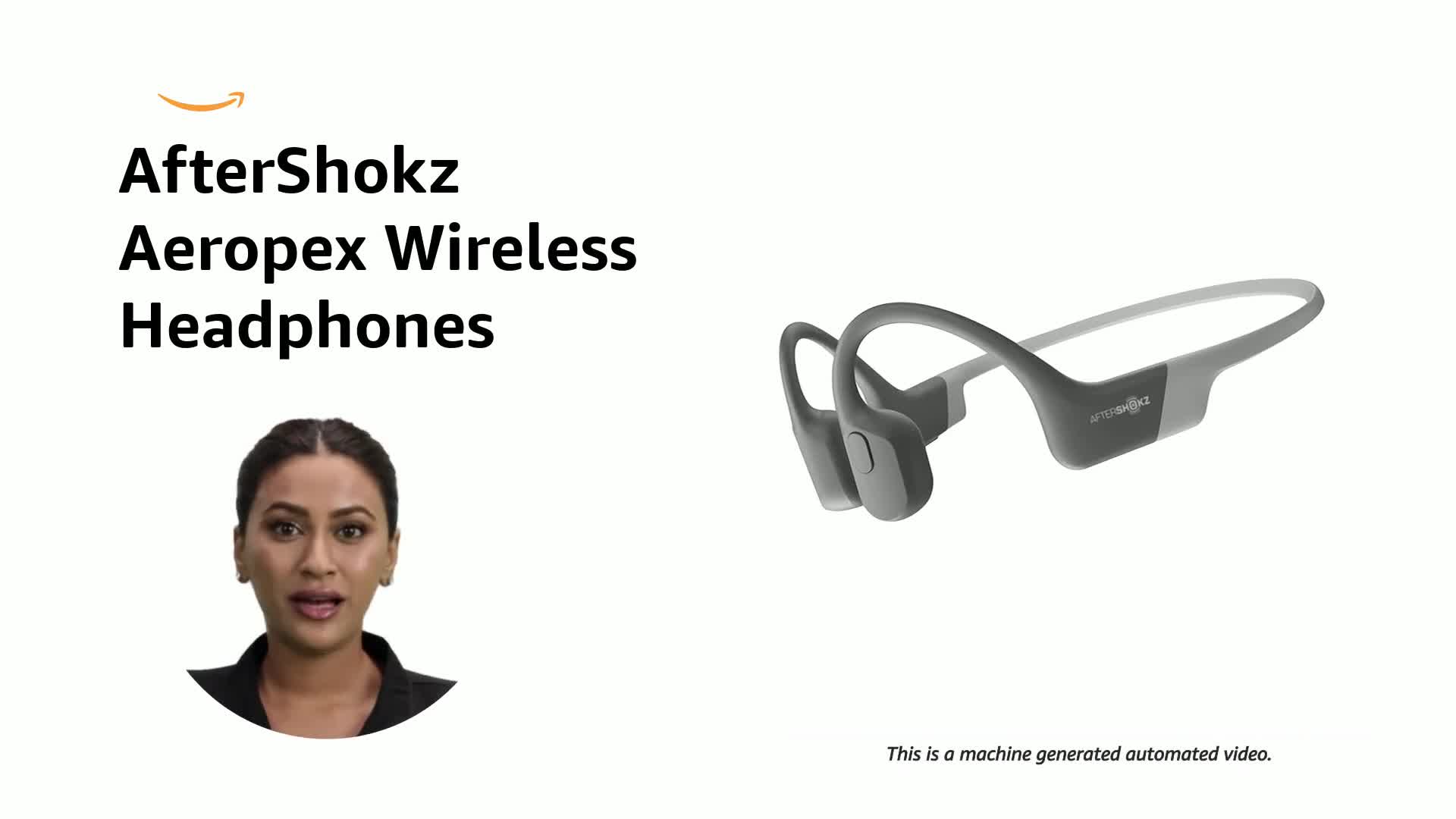 AfterShokz Aeropex Wireless Bluetooth Over The Ear Headphone