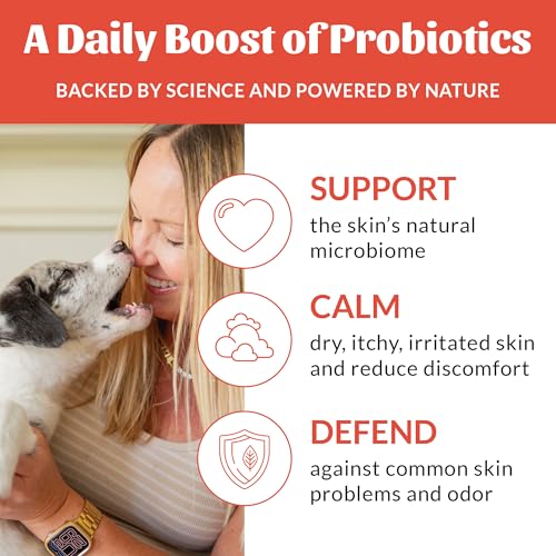 Image of SKOUT'S HONOR Probiotic Itch Relief Spray for Dogs, 8 oz | Natural, Vegan, Non-Medicated Microbiome-Friendly Formula for Long-Lasting Relief, with Soothing Aloe and Avocado Oil