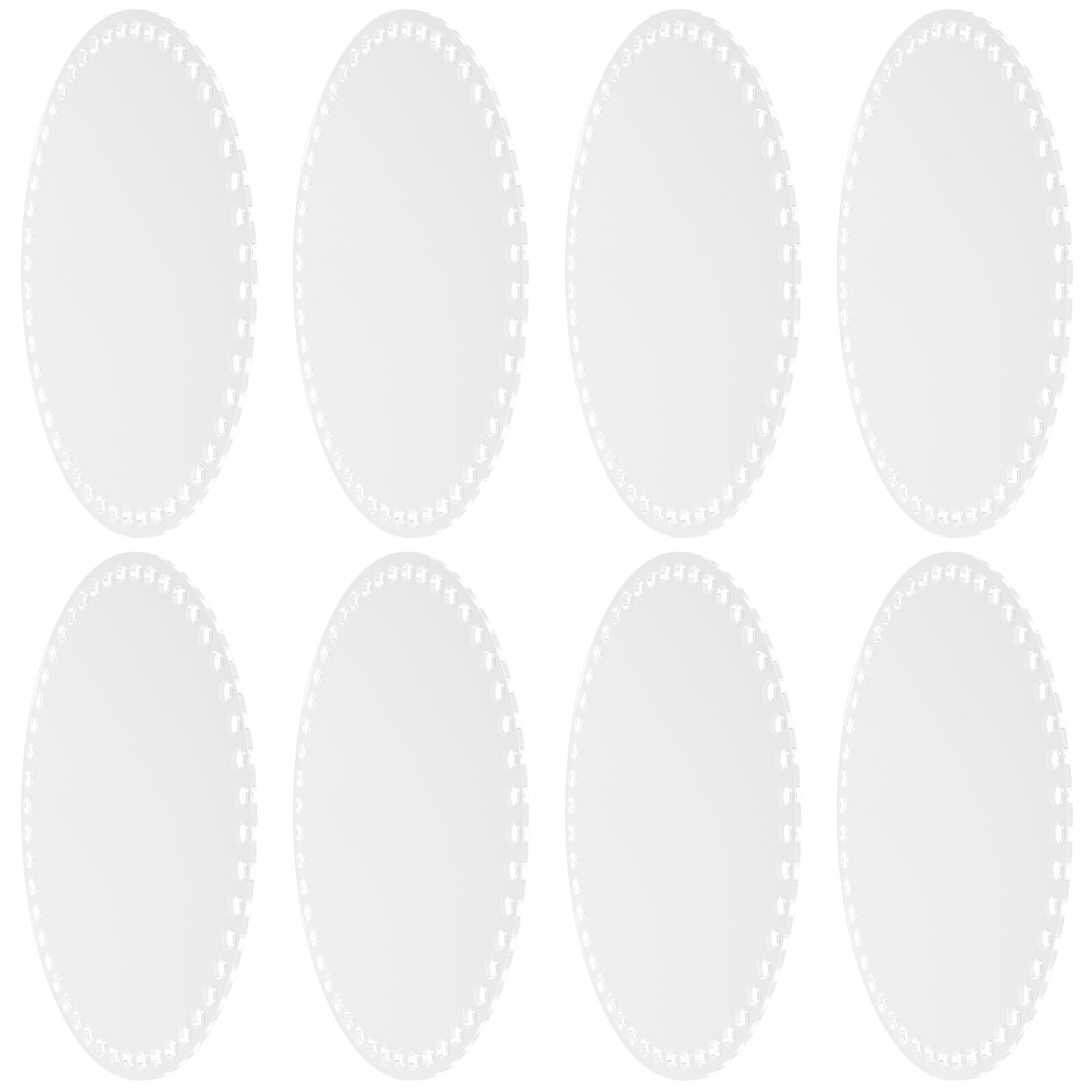 Fonds de paquet en acrylique transparent base ronde 18 cm pour crochet
