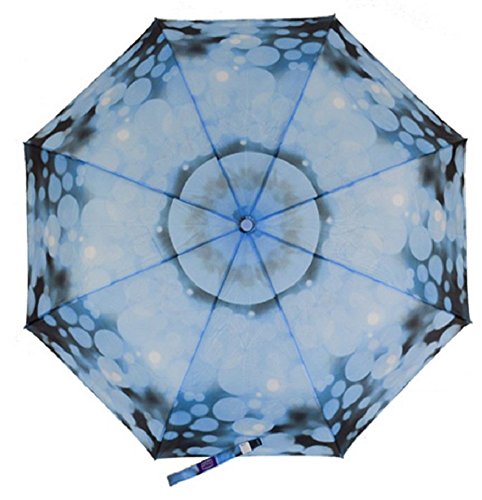 AimTrend Compact Automatic Folding Umbrella with Wrist Band