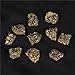 Wowagoga 8 Pcs 15-25mm Natural Pyrite Stone Raw Pyrite Crystal Fools Gold for Cabbing Tumbling Reiki Healing (Gold)