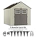 Shed Door Hardware Kit - Complete Gate Set with Hinges, Latch, Lock & Handle for Your Shed Door