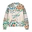 Dragonfly Bohemian Flower Blue Beige
