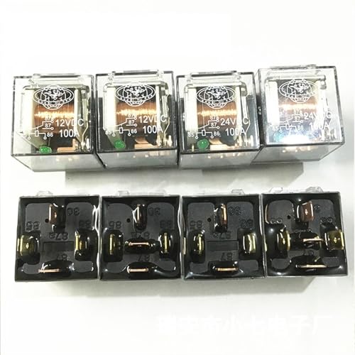 Relé 12V 5 pines y 100A para control eléctrico de automoción