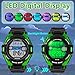 Imagen de DTKID Reloj Digital Niño LED Multicolor