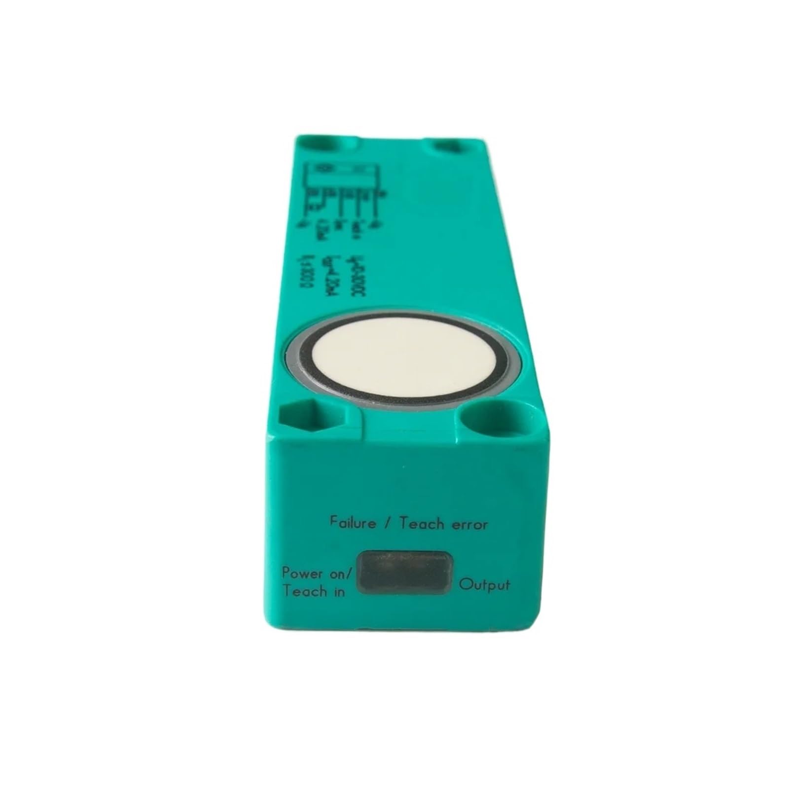 1 sensor de detección cuadrado NPN PNP, sensor ultrasónico analógico Sn: 50-500 mm, 10-30 V, 0-10 V, 4-20 mA, sensor de interruptor.(Orange)