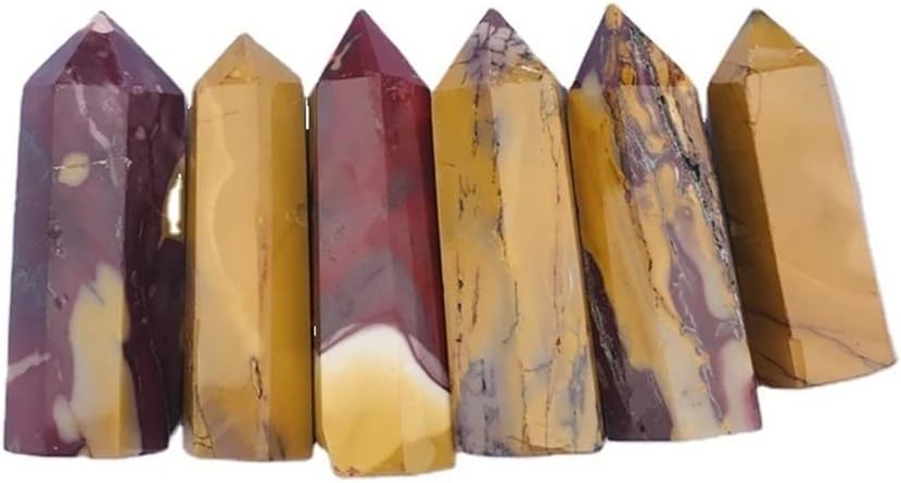 Quartz Decoration 1PC Natural Healing Crystal Yolk Pagoda Points can be Used for Home Decor and Gifts (Size : 9-10CM)