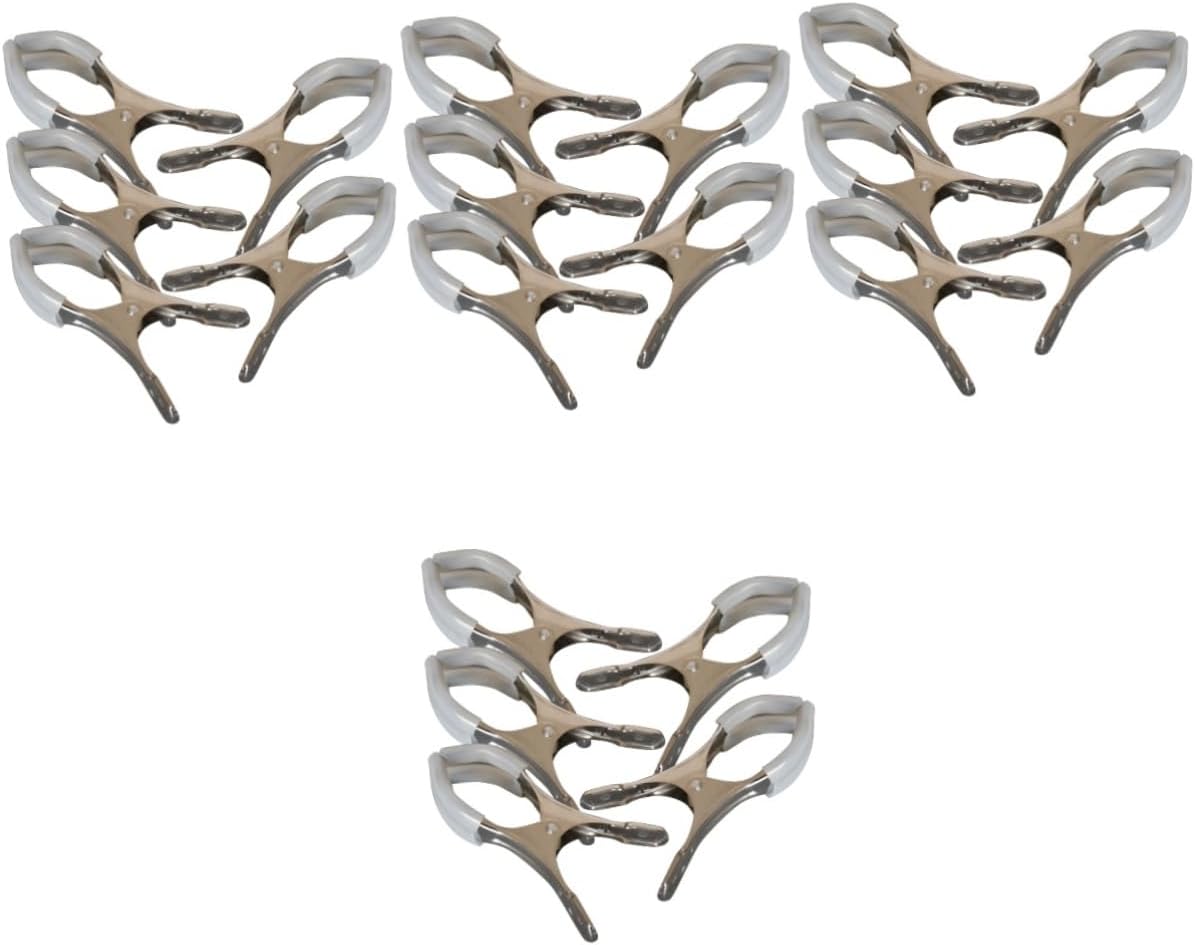 Toyvian 20pcs Stainless Steel Indentation Clips for Sax Repair Flute Clarinet Maintenance Wind Instrument Accessories