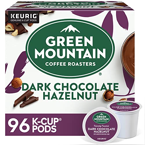 Image of Green Mountain Coffee Roasters Dark Chocolate Hazelnut Coffee, Keurig Single Serve K-Cup Pods, 96 Count