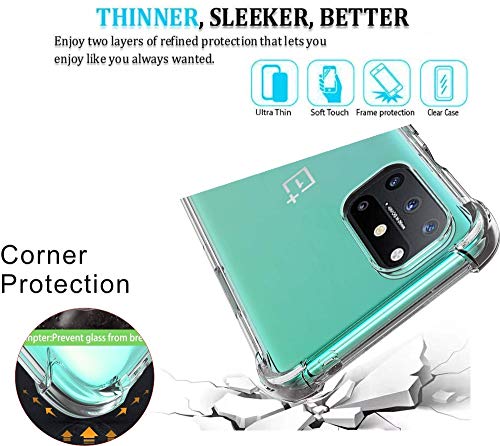 Coque OnePlus 8T antichoc pour résoudre le risque de fissure des angles