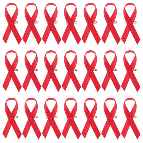 Pines de lazo rojo POPETPOP para solucionar la falta de material en campañas de salud