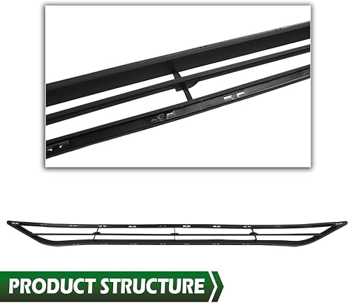 Miniatura 8 de GRAND ORANGE Rejilla central de parachoques delantero inferior compatible con Hyundai Sonata Sedan 2011 2012 2013 865613S000, HY1036114