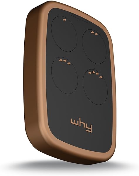 WHY EVO NOA Wild Tobacco Radio Commande Multifréquence de 280 à 868 MHz Ouvre-porte Rolling Code fixe auto-apprentissage 4 en 1 Télécommande Garage Portail programmable Ergonomique Longue Portée - 3