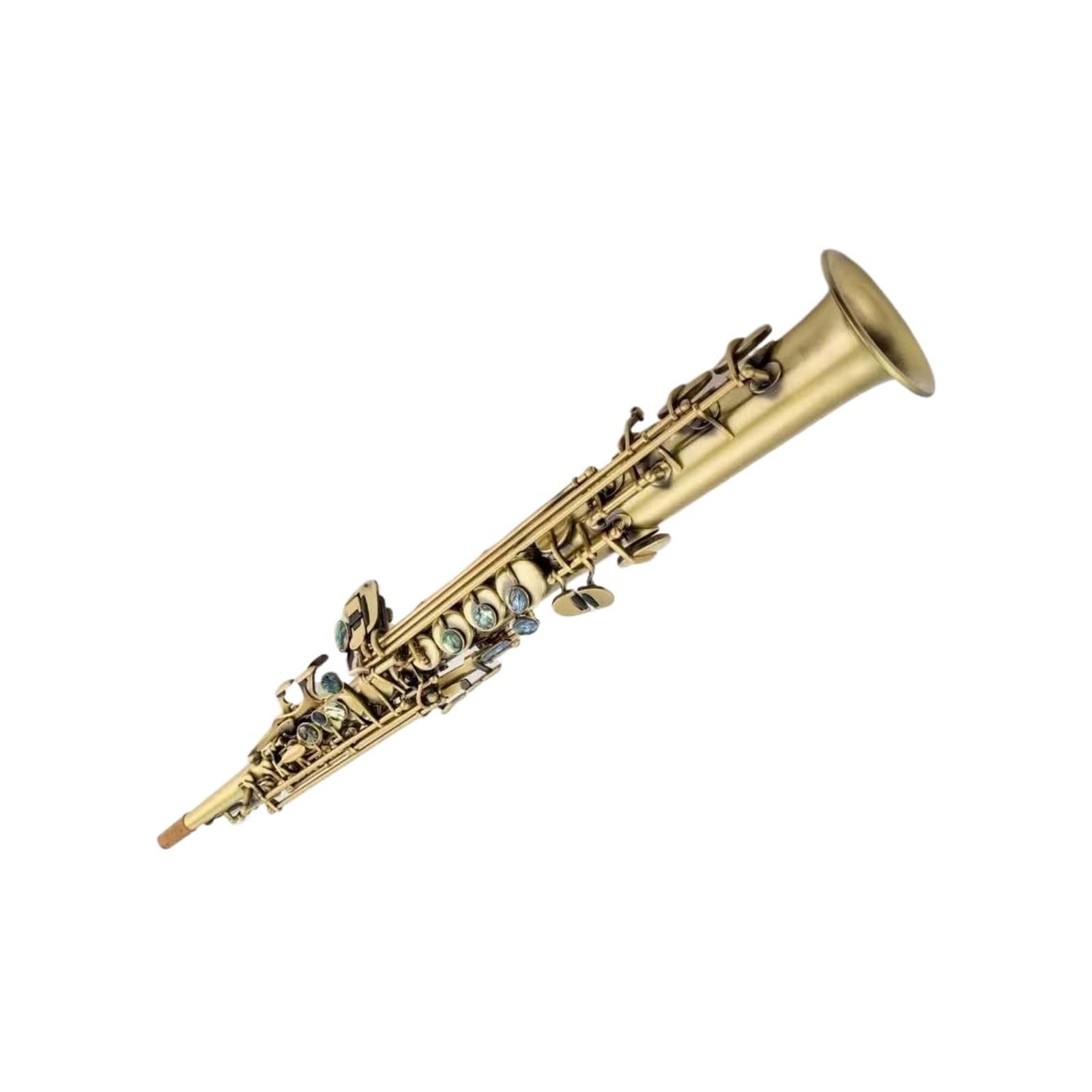Saksofon Bb Vintage Miedziany Instrument Z Akcesoriami Do Futerału Saksofon | Saksofon