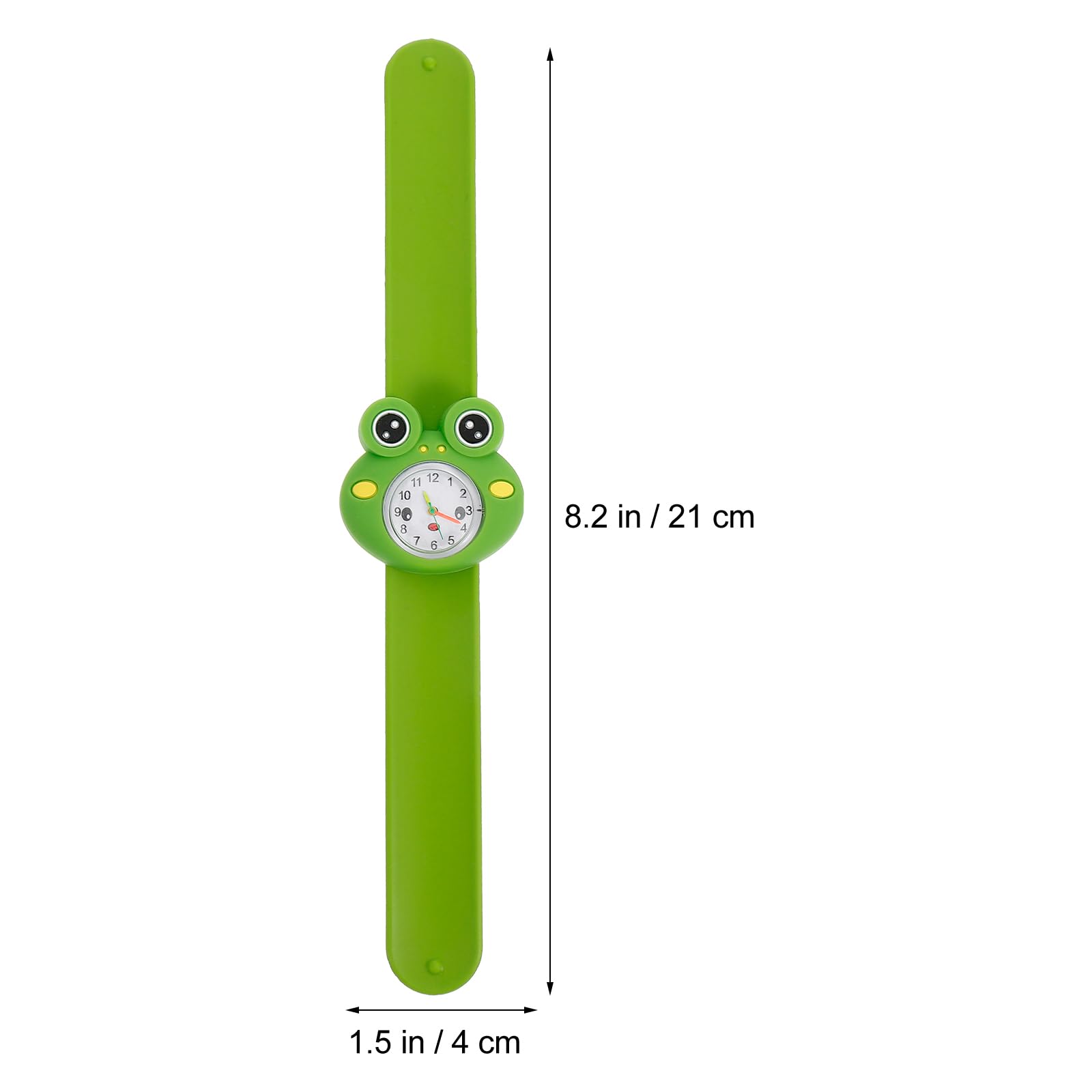 Hemobllo Slap Armbanduhr Für Kinder Mit Cartoon Frosch Design Quarzuhr Analog Armband Uhr Aus Weichem Material Praktisch Für Jungen Und Mädchen Einfaches Ablesen Der Zeit