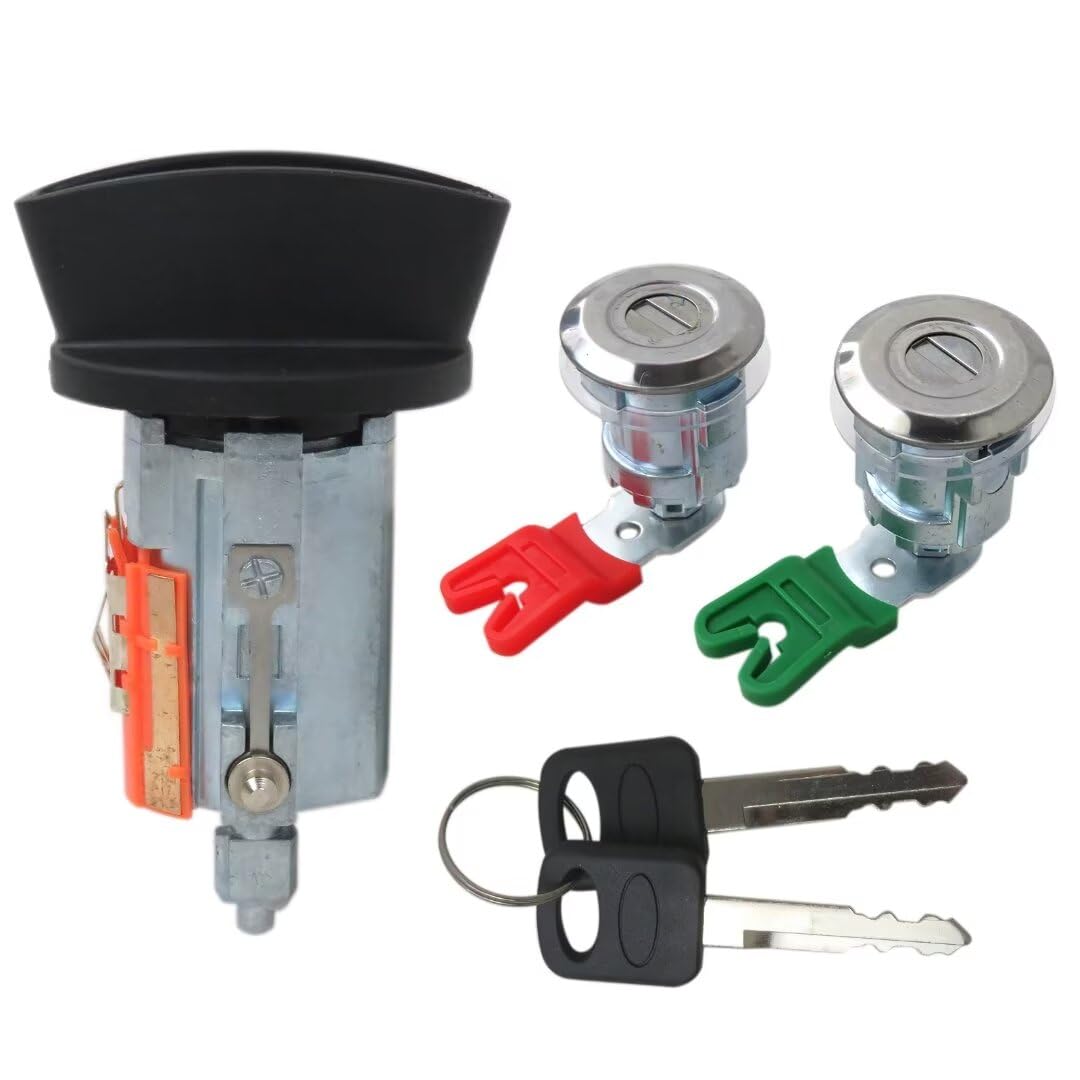 Xspeedonline DL588 LC6177 Door Lock Cylinders and Ignition Switch with Keys Fit for Ford Ranger 1997-2007
